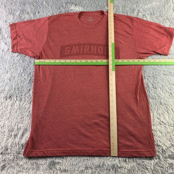 Smirnoff Shirt Mens Large Red Diageo Vodka Liquor Promo Drink Alcohol Heather - Picture 4 of 7